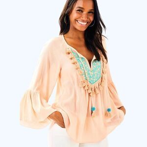 Lilly Pulitzer NWT sandstone top XXS